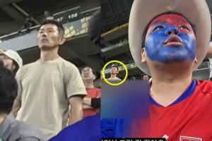 耻辱败北！韩博主捕捉到孙兴慜父亲观战场景，面容严肃！