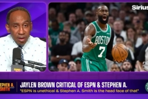 A·史密斯：杰伦·布朗称ESPN不道德，我作为头号代表深受触动