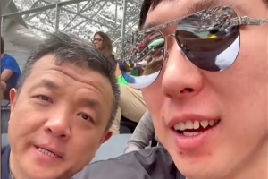 周琦社交媒体分享世界杯现场观看vlog：世界杯真不错，一定要看！