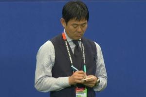 森保一谈笔记内容:记录优劣之处,与助教和球员交流