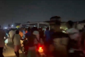 民主刚果首都金沙萨球迷欢庆逼平葡萄牙